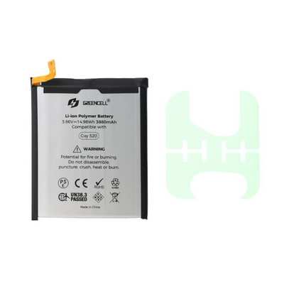 Greencell Samsung Galaxy S20 G980 Replacement Battery with Adhesive Strips 3880mAh - MyMobile