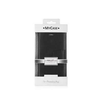 Mycase Platinum Wallet Iphone 7/8 Plus - Black - MyMobile