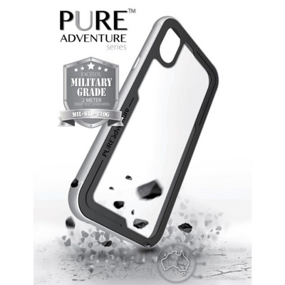 Pure Adventure Metal Case Iphone Xs Max 6.5 - Silver - MyMobile