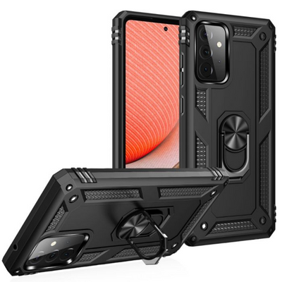 Mycase Tough For Samsung Galaxy A13 With Stand - Black - MyMobile