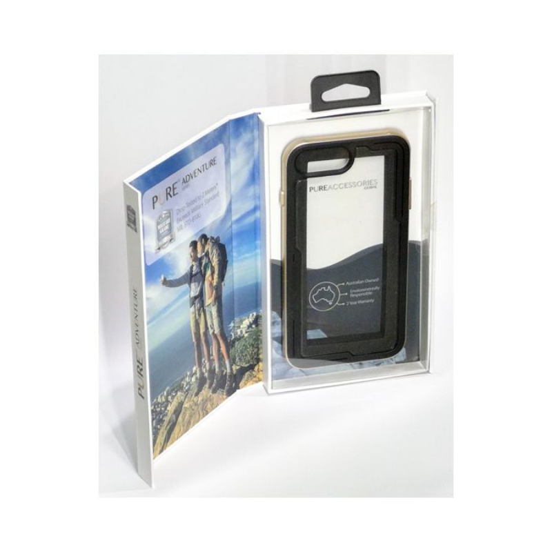 Pure Adventure Metal Case Iphone Plus 8 / 7 / 6 - Gold - MyMobile