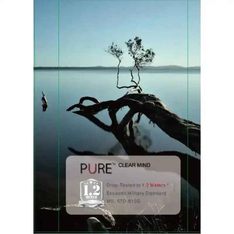 Pure Clear Mind - balanced Clear case 1.5m Drop test Iphone 12 / 12 Pro 6.1