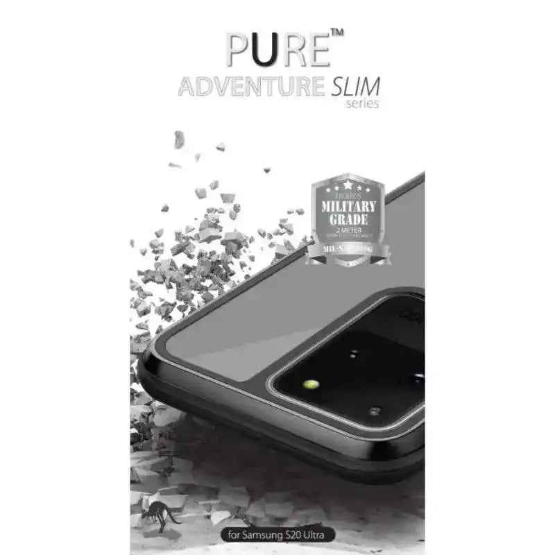 Pure Adventure Slim Metal Case Samsung S20 Ultra - Black