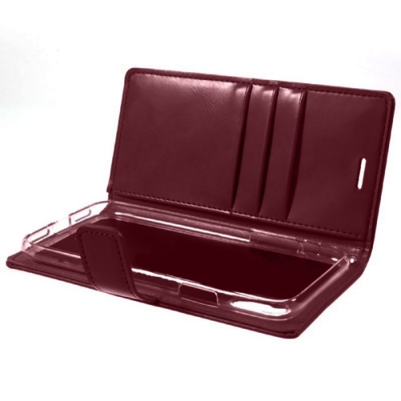 Mycase Leather Folder Google Pixel 3 - Berry Red - MyMobile