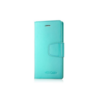 Mycase Leather Wallet Samsung S7 Edge Emerald - MyMobile