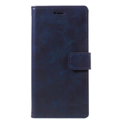 Mycase Leather Folder Iphone Xs 5.8 - Blue - MyMobile