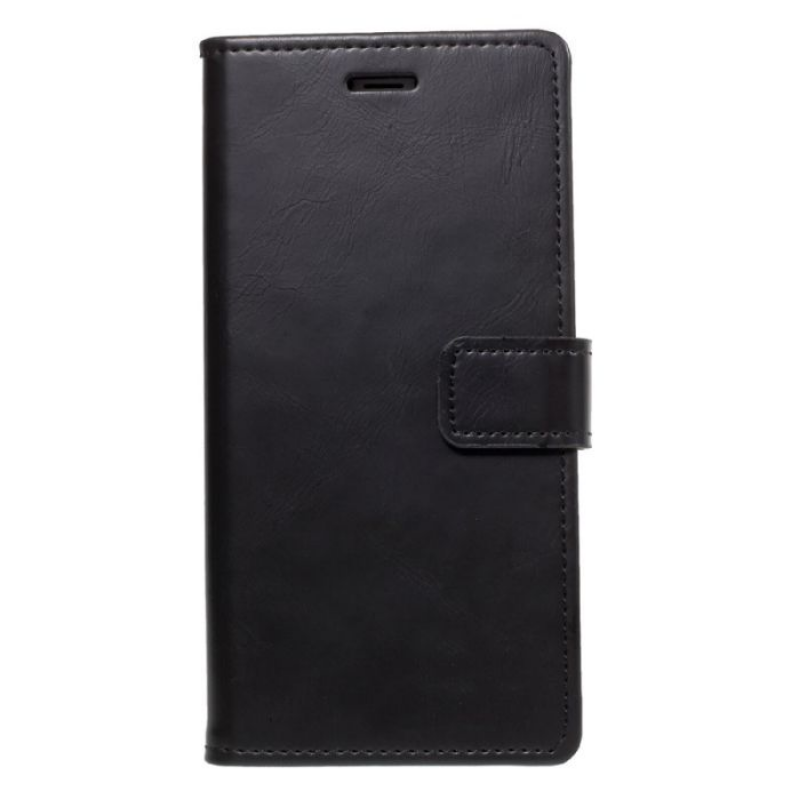 Mycase Leather Folder Iphone 12 6.1 - Black Knight - MyMobile