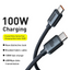 CW-FXP Baseus Crystal Shine Series Fast Charging Data Cable Type-C to Type-C 100W 2m-Black - MyMobile