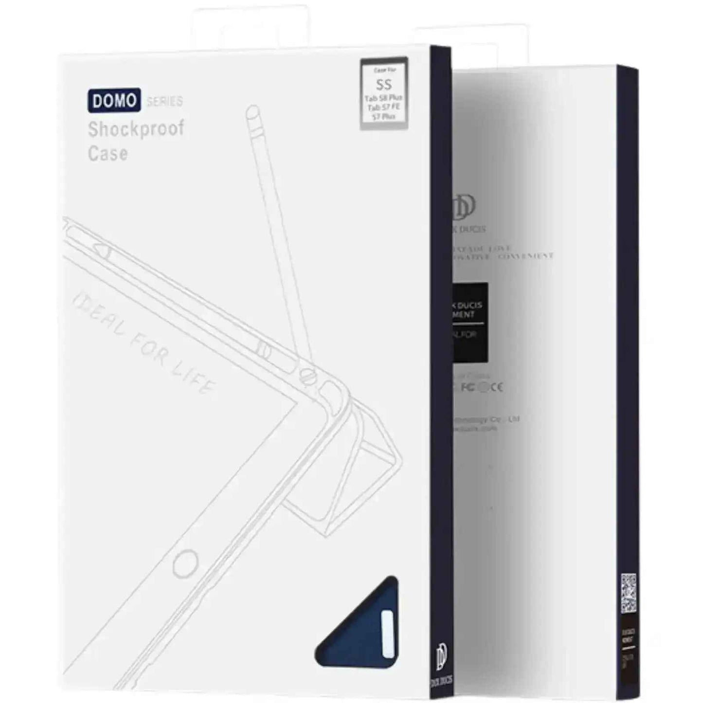 Dux Ducis Domo protection case for Samsung Tab S8 Plus (X800/X806) / S7 FE (T730/T733/T736B) / S7 Plus (T970/T976B)