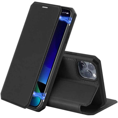 Dux Ducis Skin-x Series Magnetic Flip Case Cover For Iphone 11 Pro Max-black