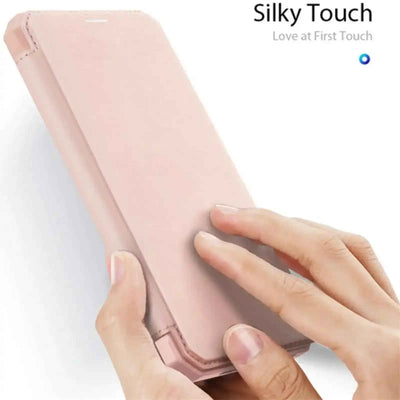 Dux Ducis Skin-x Series Magnetic Flip Case Cover For Iphone 12 / 12 Pro 6.1-pink