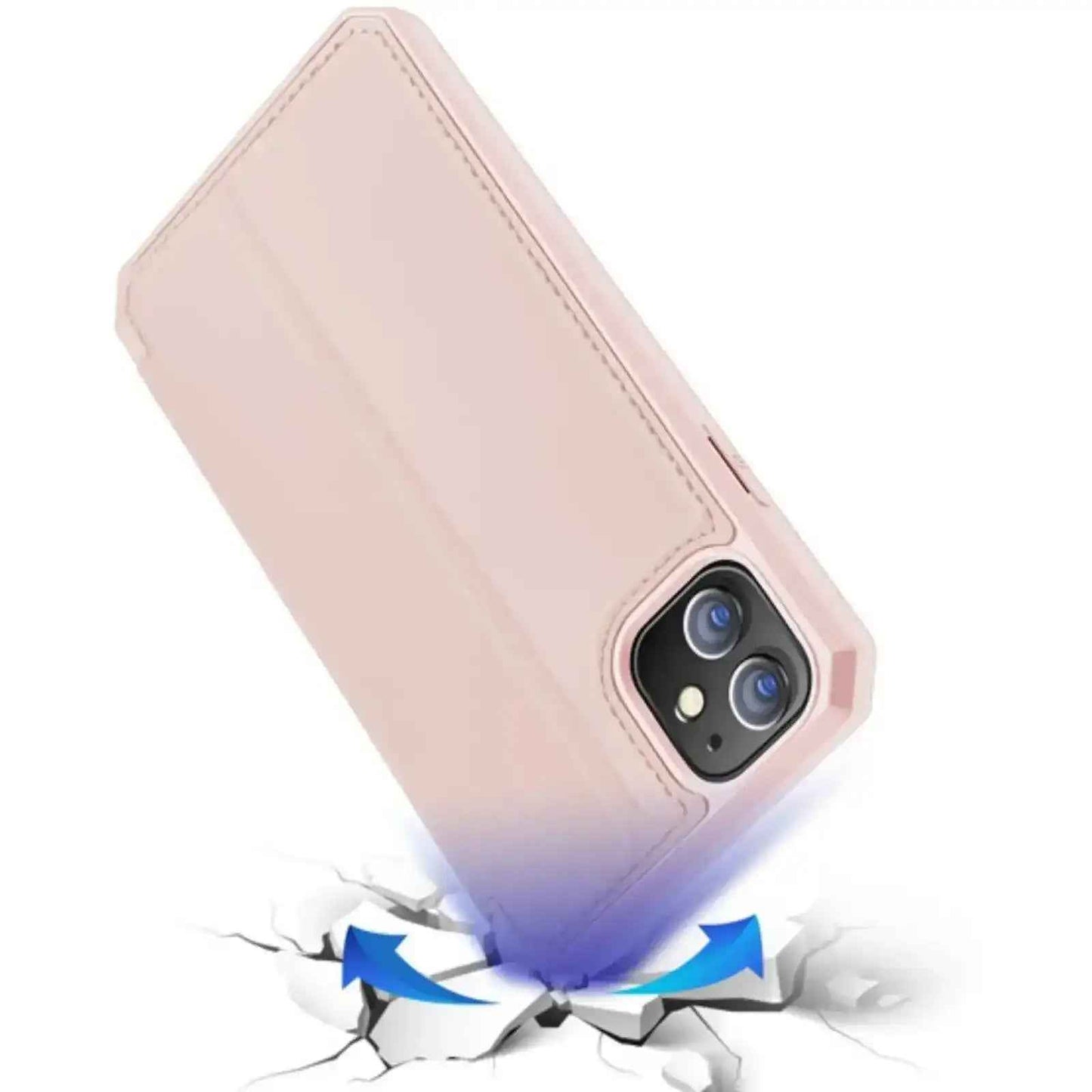 Dux Ducis Skin-x Series Magnetic Flip Case Cover For Iphone 12 Mini 5.4-black