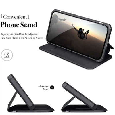 Dux Ducis Skin-x Series Magnetic Flip Case Cover For Iphone 13 Pro-black