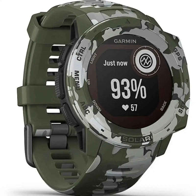 Garmin Instinct Solar Camo Edition Watch (Lichen)