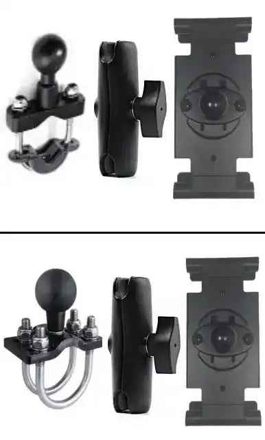 Get A Grip Industrial Arm Super-tough Tablet Cradle - U Bracket Dual