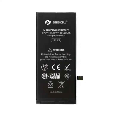 Greencell 2942mAh iPhone XR Replacement Battery with Adhesive Strips Original chip best quality in the market