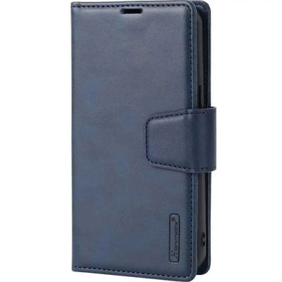 Hanman 2 in 1 Detachable Magnetic Flip Leather Wallet Cover Case for iPhone 15