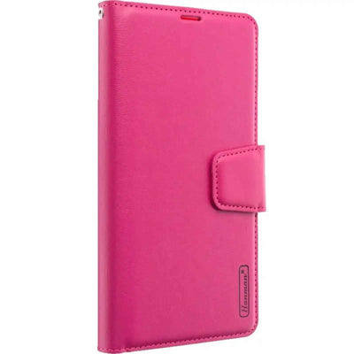 Hanman Pu Flip Leather Wallet Cover Case For Iphone 14 Pro