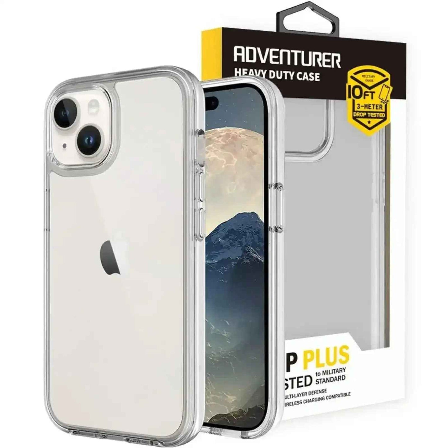 Hybrid Beatles Shockproof Case Cover for iPhone 15 Plus