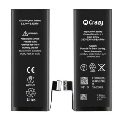 iPhone SE 2020 Replacement Battery with Adhesive Strips 2200mAh High Capacity+SinoWealth Solution