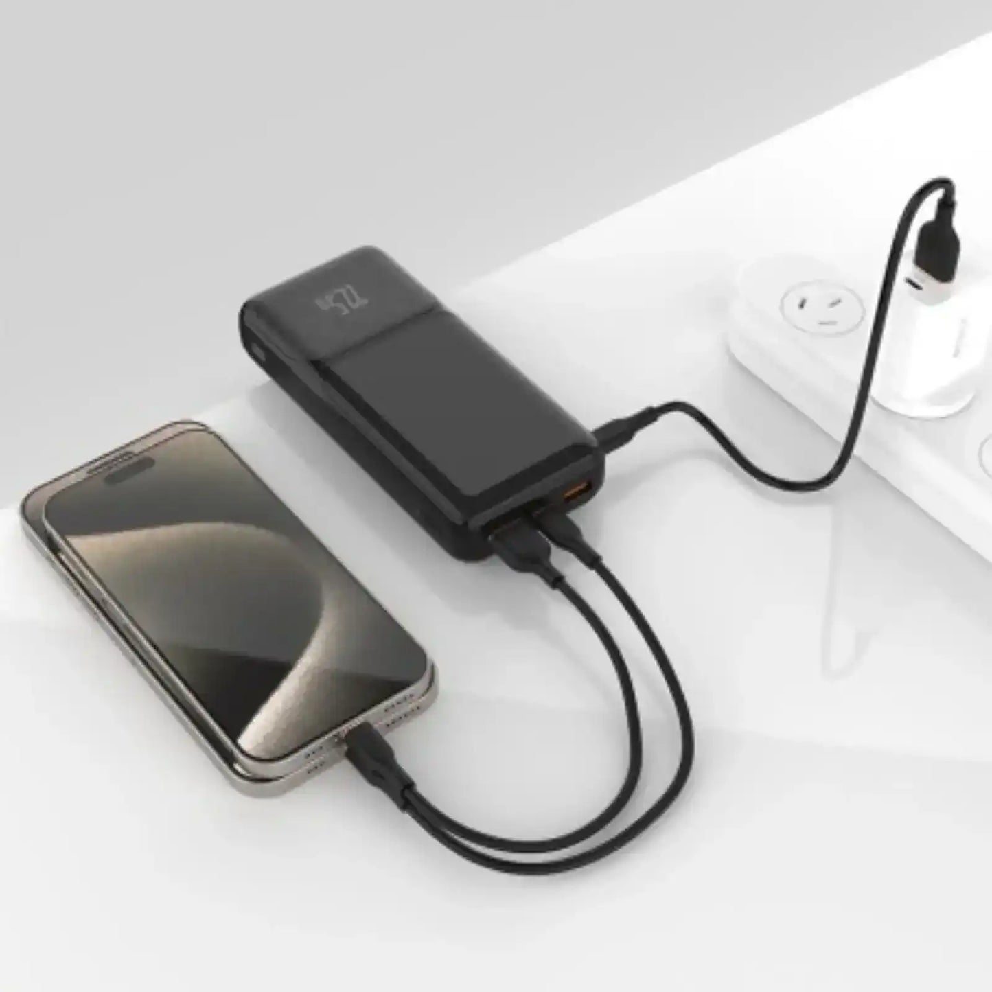 iQuick POWER SQUARE 0 Digital Display Power Bank 20000mAh 22.5W iquick