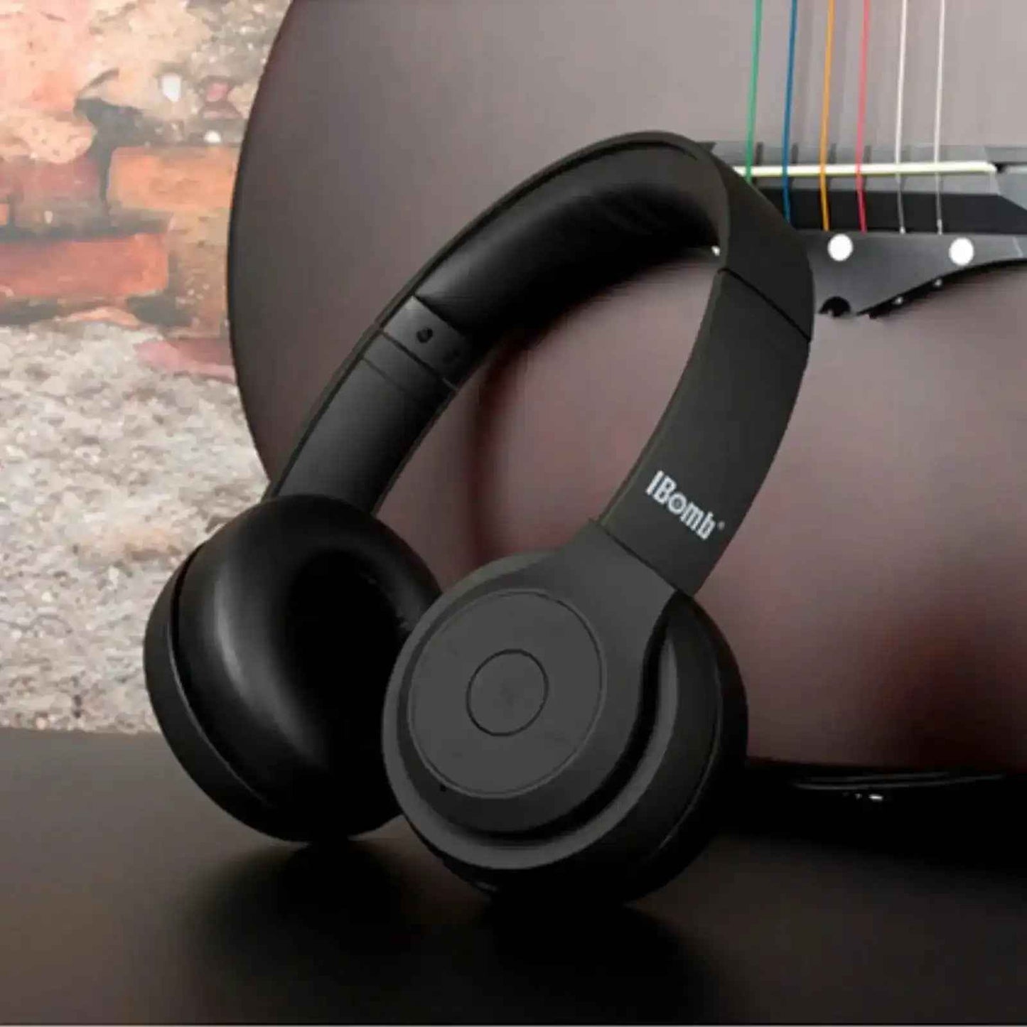 Ibomb Hero Bluetooth Wireless Headphone - Black