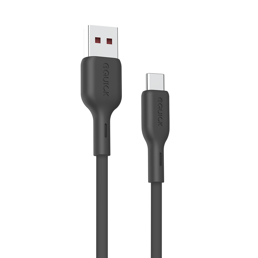 iQuick PowerWire 2 Series Liquid Silicone Charging Data Cable USB-A to USB-C 1.2m