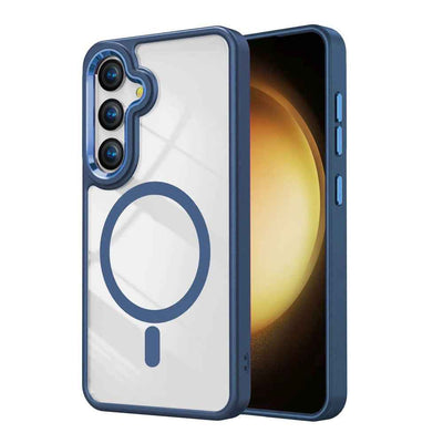 Redefine Metal Camera Lens Transparent Case Cover With Magnetic Ring for Samsung Galaxy S26