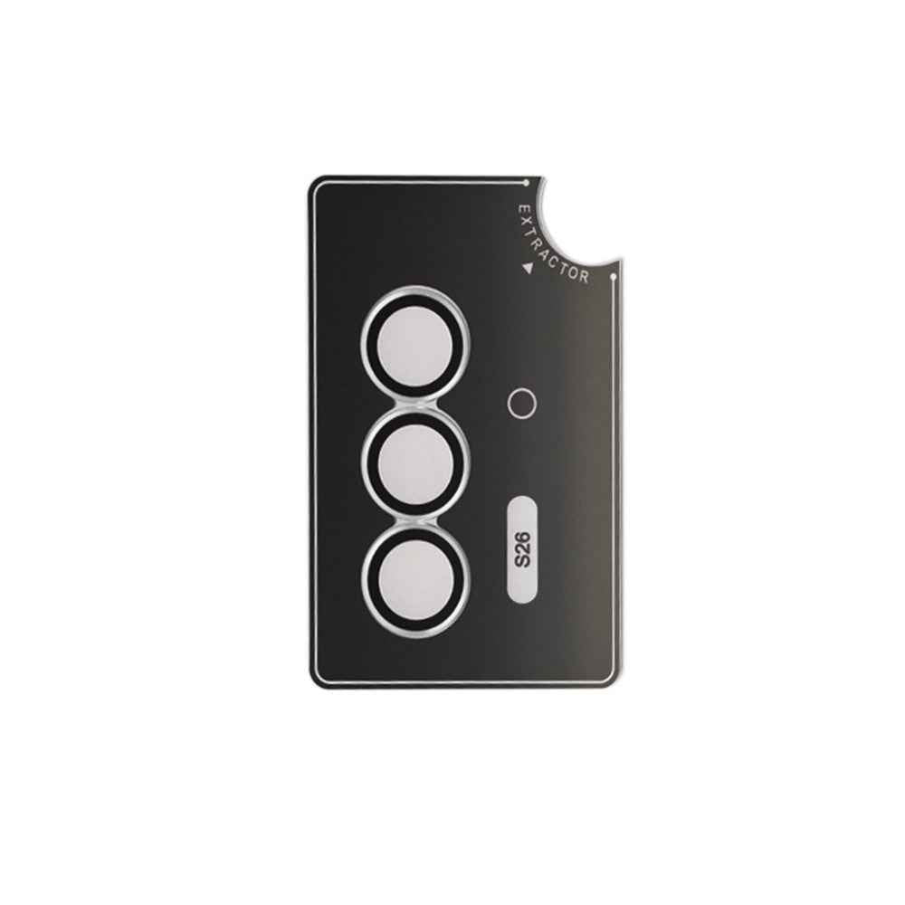 Kinglas Metal Ring HD Tempered Glass Camera Lens Protector Film for SamSung Galaxy S26