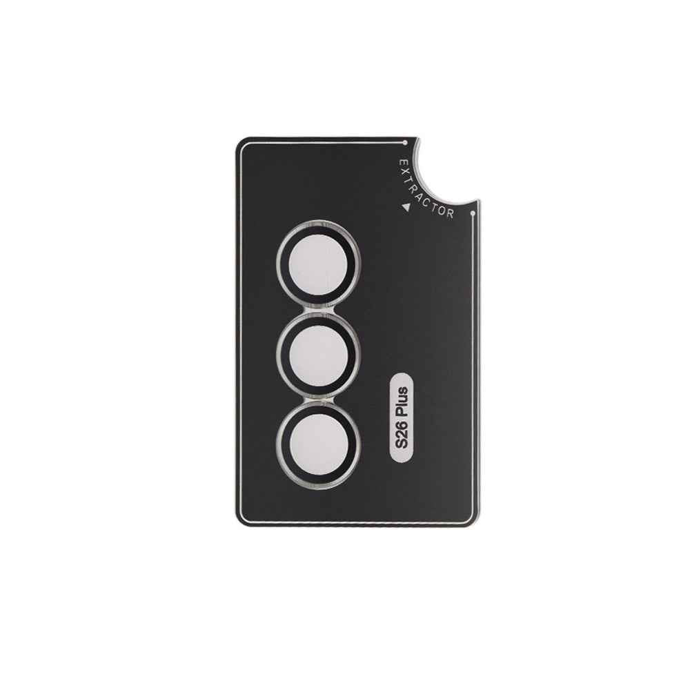 Kinglas Metal Ring HD Tempered Glass Camera Lens Protector Film for SamSung Galaxy S26 Plus