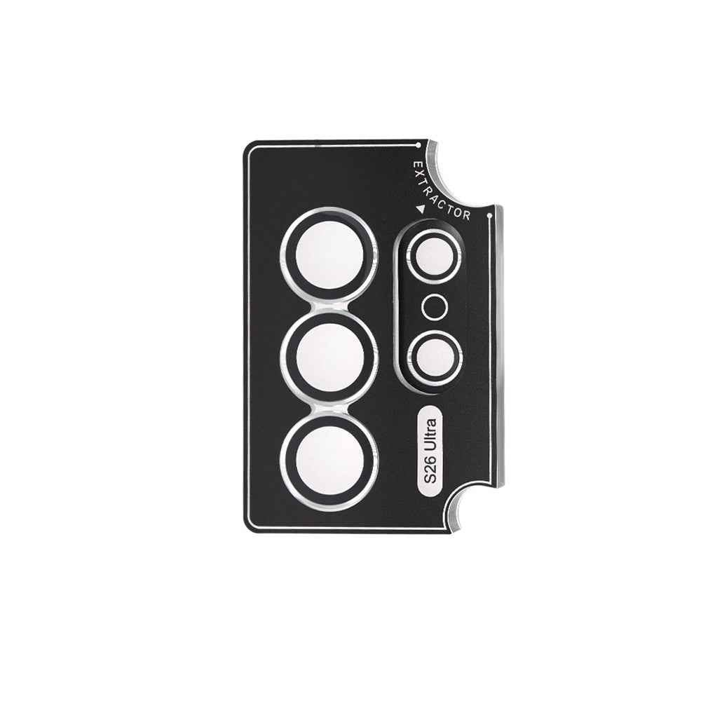 Kinglas Metal Ring HD Tempered Glass Camera Lens Protector Film for SamSung Galaxy S26 Ultra