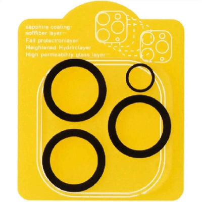 Kinglas Back Camera Lens HD Tempered Glass+Black Circle for iPhone 14 Pro 14 Pro Max