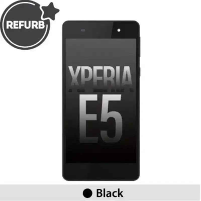 (Refurbished) CD Screen Repair for Sony Xperia E5 F3311 F3313 with Frame -Black