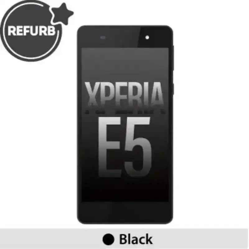 (Refurbished) CD Screen Repair for Sony Xperia E5 F3311 F3313 with Frame -Black