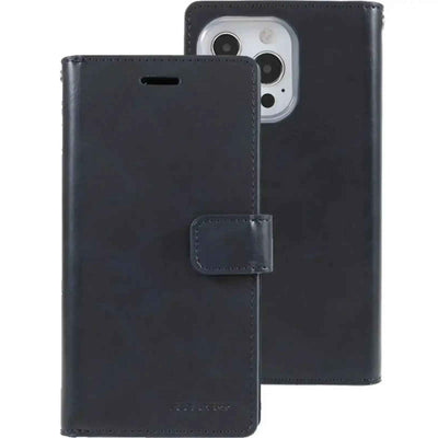 Mercury Mansoor Diary Cover Case for iPhone 15 Pro Max ( 9 Cards )