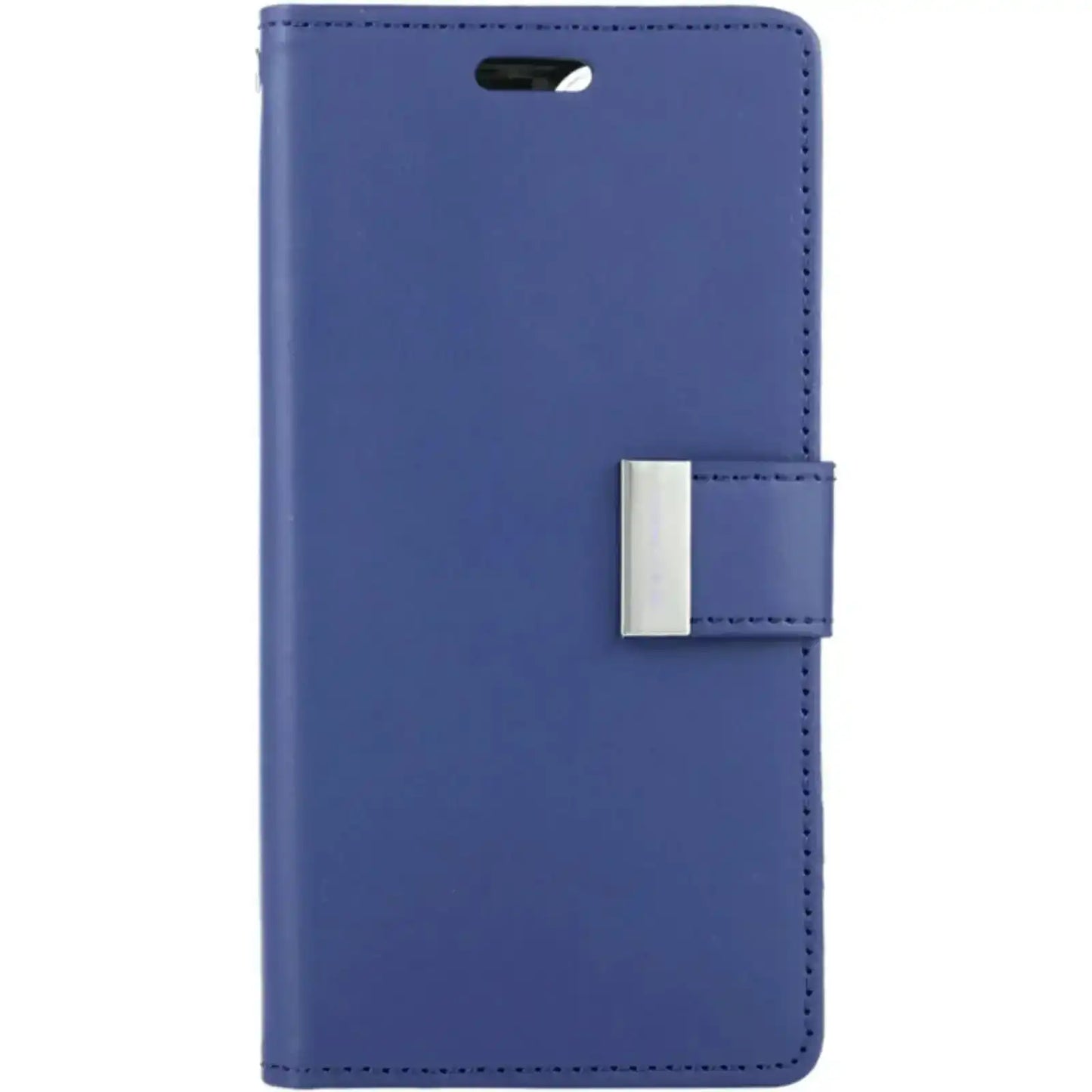 Mercury Rich Diary Case for iPhone 15 Plus Blue - MyMobile