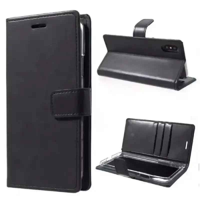 Mycase Leather Folder Iphone 13 Pro Max 6.7 - Black Knight