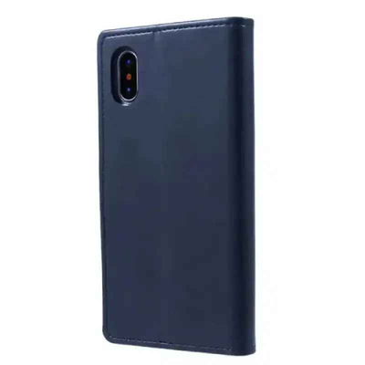 Mycase Leather Folder Iphone Xs 5.8 - Blue
