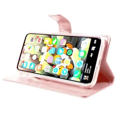 Mycase Leather Folder Iphone X/xs 5.8 - Rose Gold