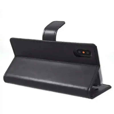 Mycase Leather Folder Samsung S10e - Black