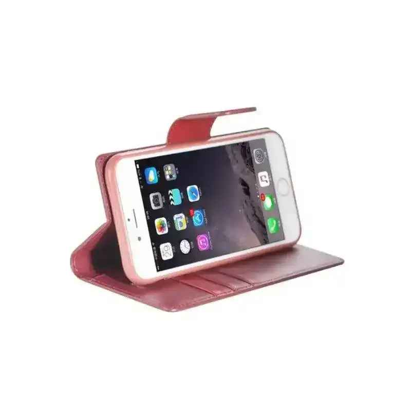 Mycase Leather Wallet Iphone 7/8 Plus - Maroon