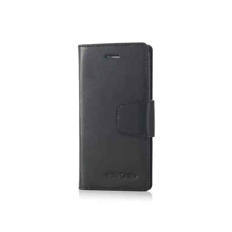 Mycase Leather Wallet Oppo A73 Black