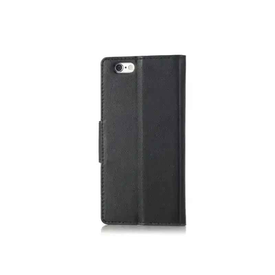 Mycase Leather Wallet Samsung J2 Pro 2018 Black