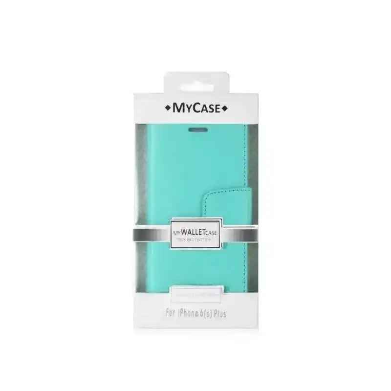 Mycase Leather Wallet Samsung S8 Plus - Emerald