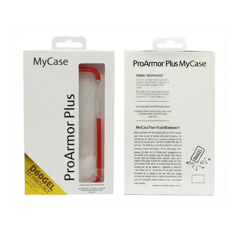 Mycase Pro Armor Plus D60gel - Sam S8+ Red - MyMobile