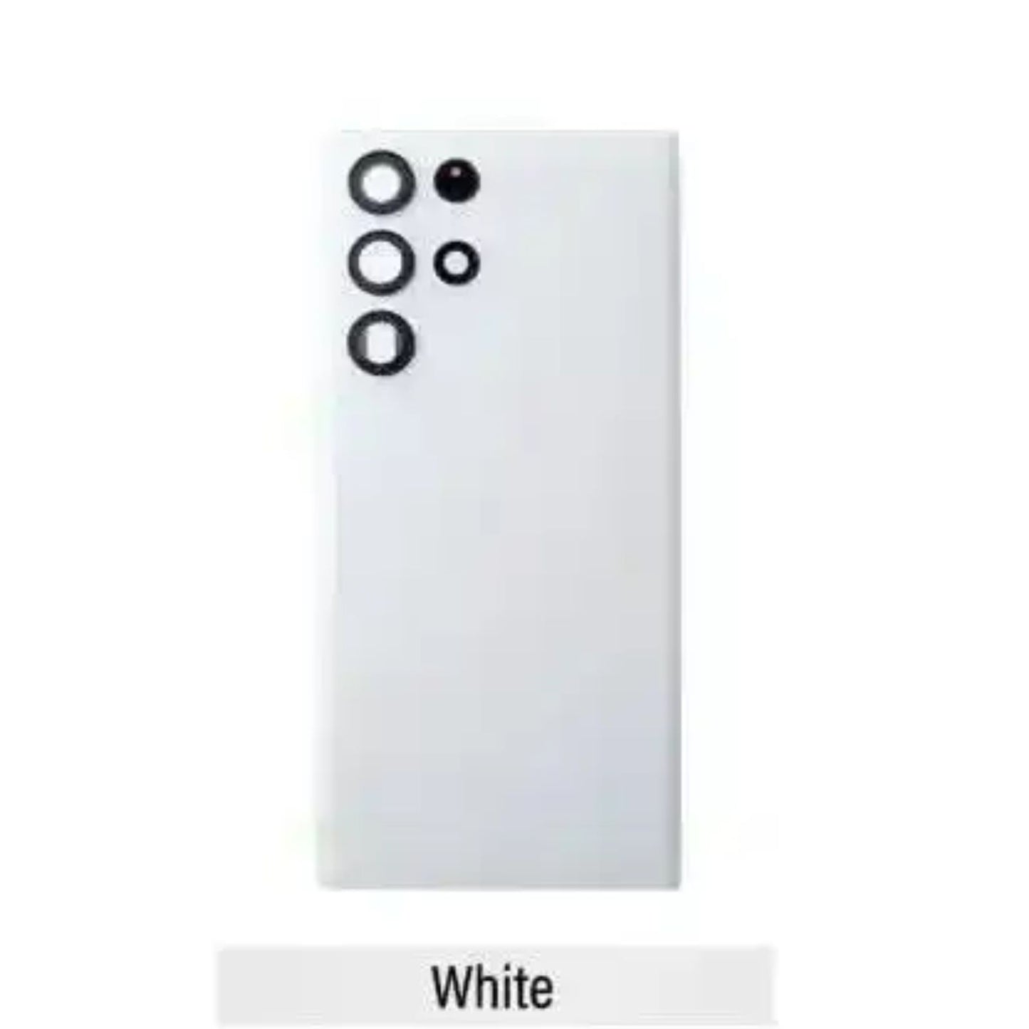 Rear Cover Glass For Samsung Galaxy S22 Ultra S908B-White