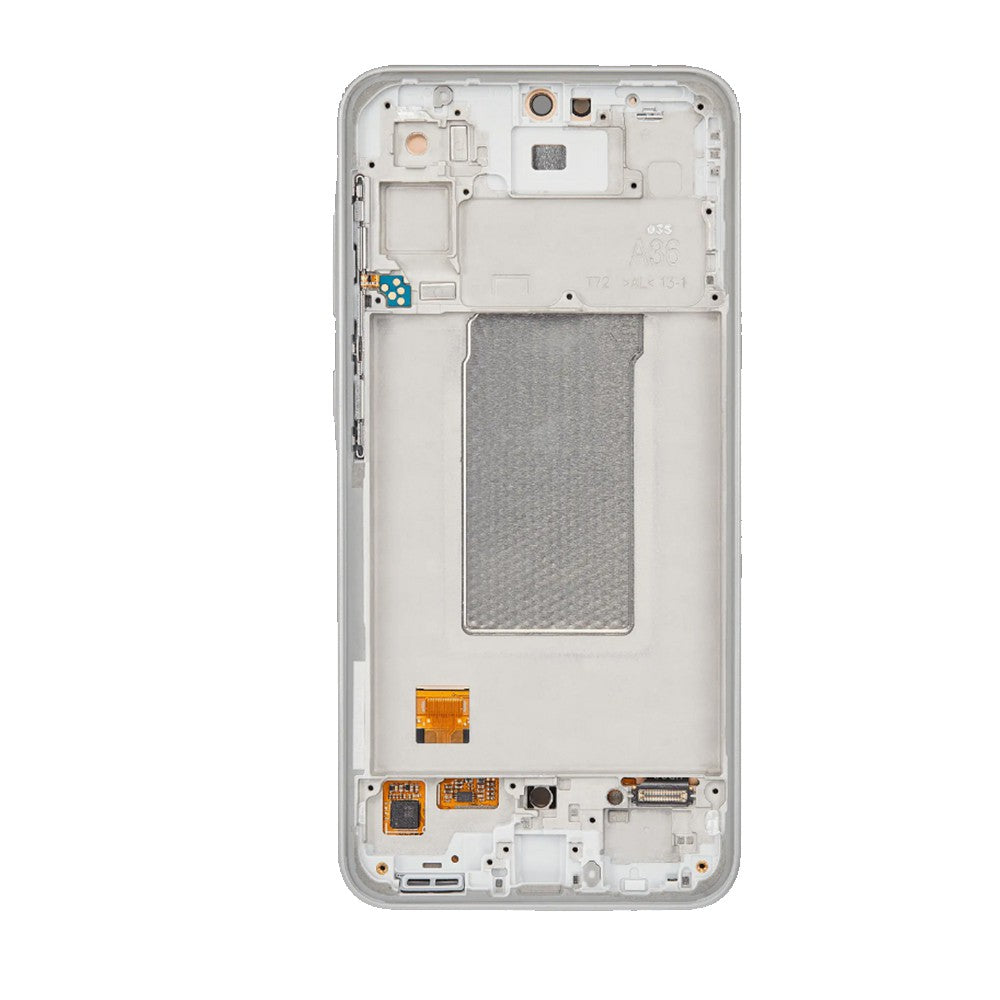 Samsung Galaxy A36 5G A366B OLED Replacement with Frame GH82-36841B (Service Pack)-White
