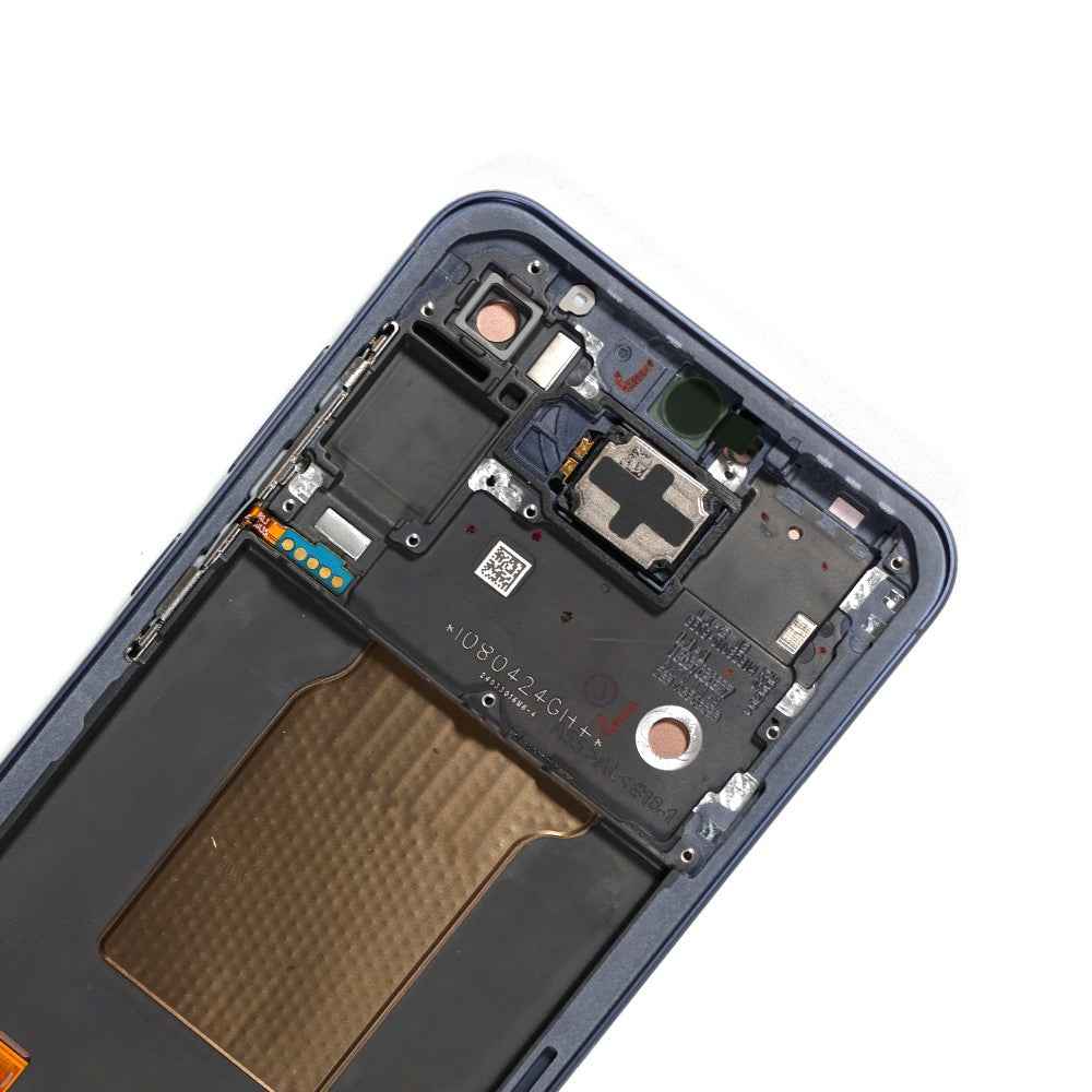 Samsung Galaxy A55 5G A556B OLED Screen Replacement Digitizer with Frame GH82-34305A (Service Pack)-Navy