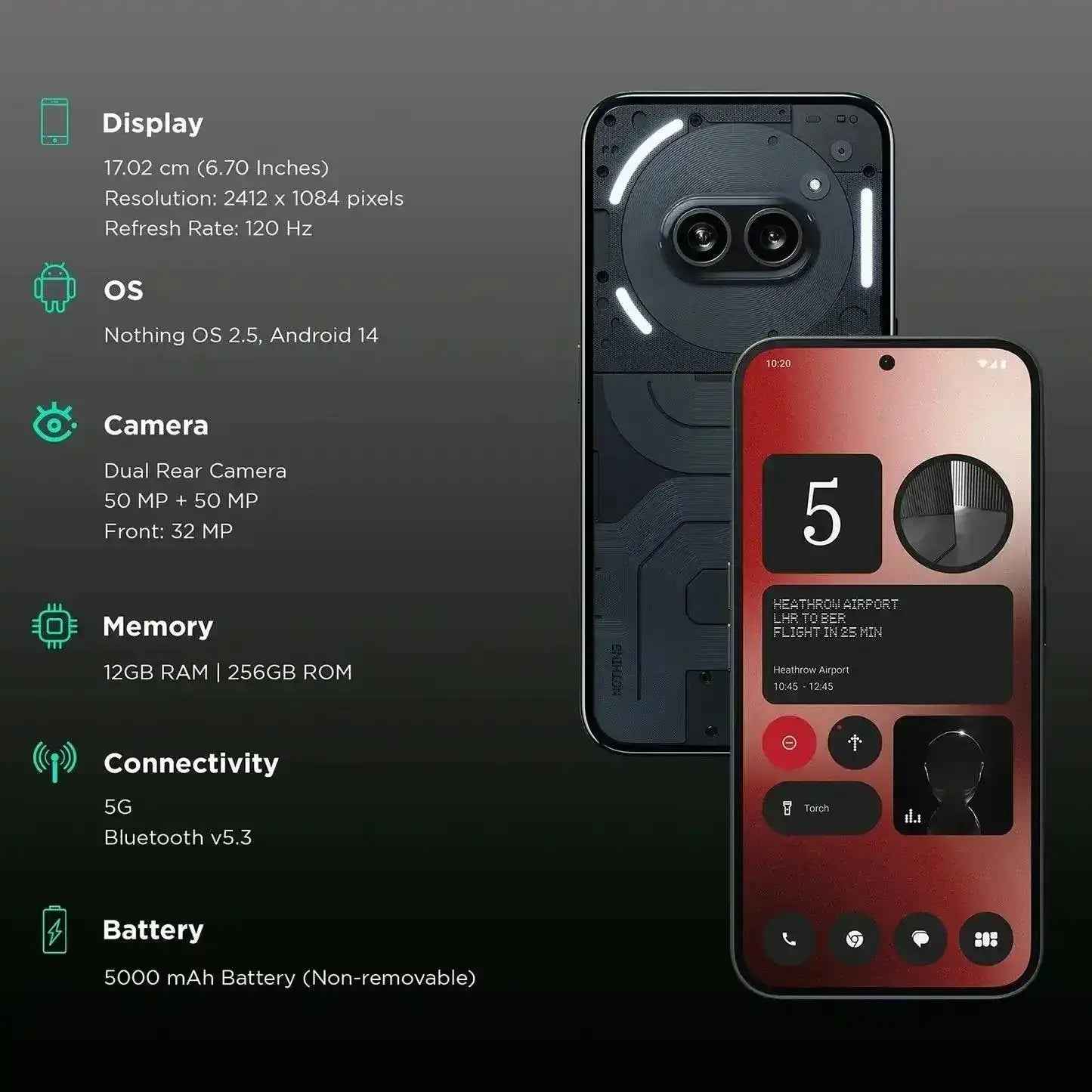 Nothing Phone(2a) dual sim 5G (8G Ram)