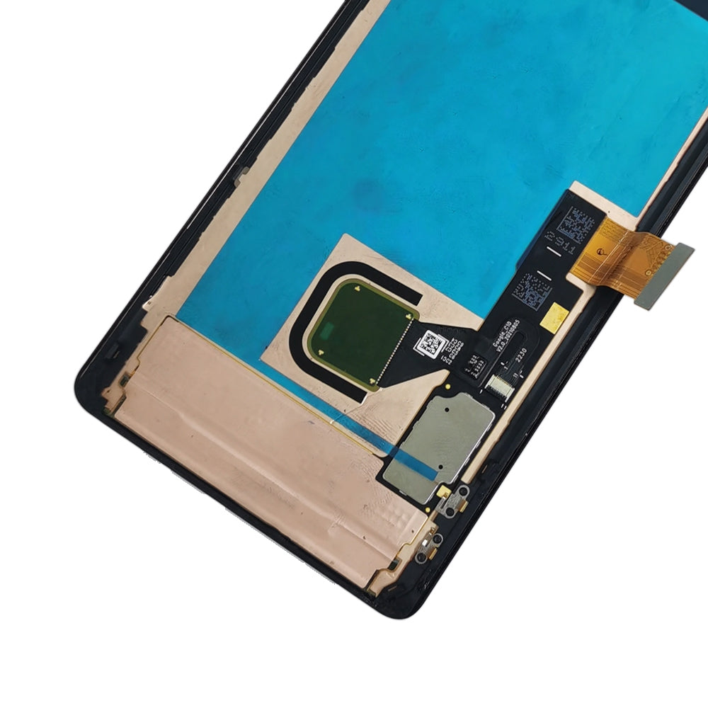 REFURB OLED Screen Digitizer with Bezel Frame and Fingerprint Sensor for Google Pixel 7 Pro